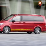 Car Accessories Auto Stylish Graphics Decal Styling Car Sides Stripe Sticker Vinyl For Mercedes Benz Vito V Class W447 V260